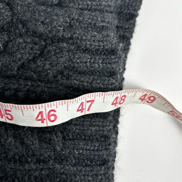 RALPH LAUREN RUGBY Cable Knit  SLEEVELESS GRAY CARDIGAN JACKET SWEATER SIZE XS - Picture 13 of 13